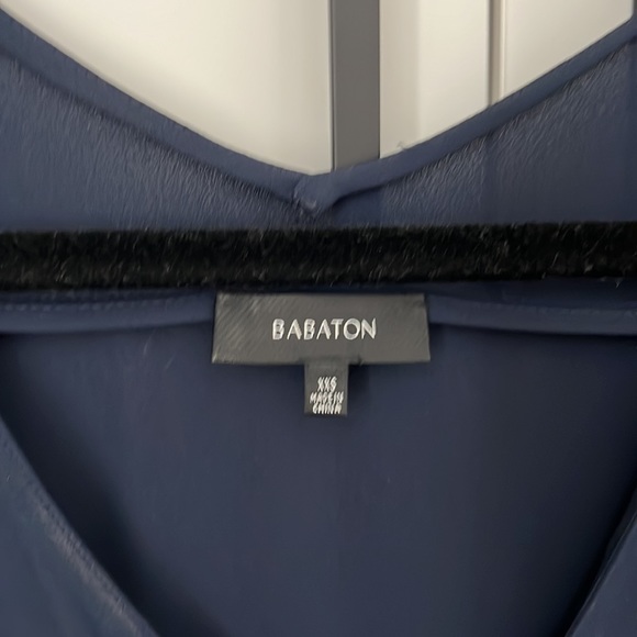 Aritzia Navy blue silk-like dress XS - Picture 3 of 4